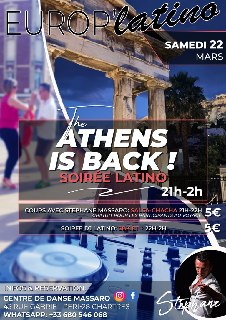 BACK TO ATHENS – 22 MARS