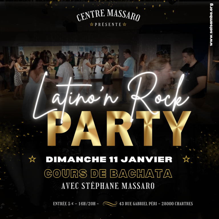 LATINO&rsquo;N ROCK PARTY – 11 JANV.