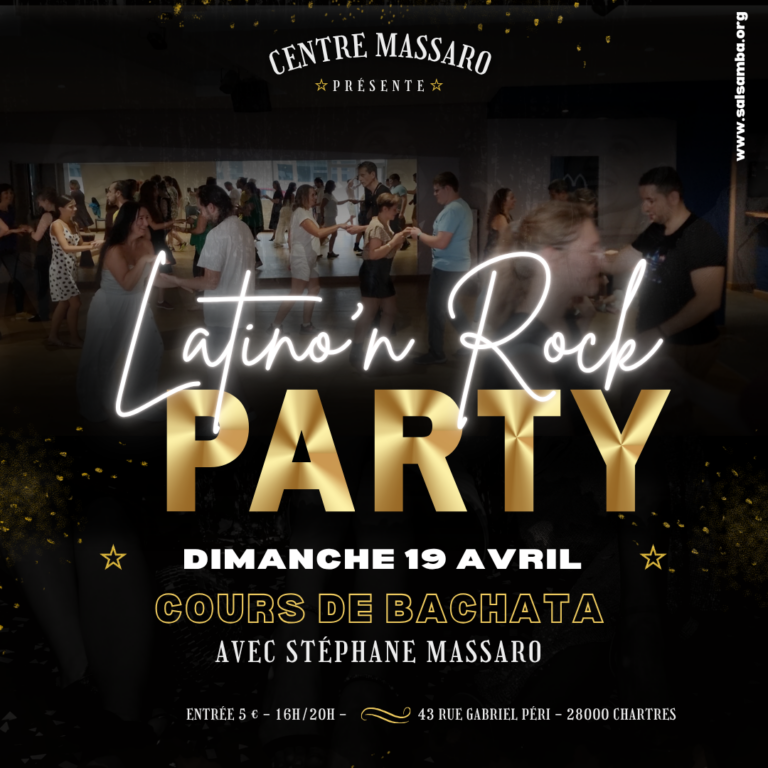 LATINO&rsquo;N ROCK PARTY – 19 AVRIL